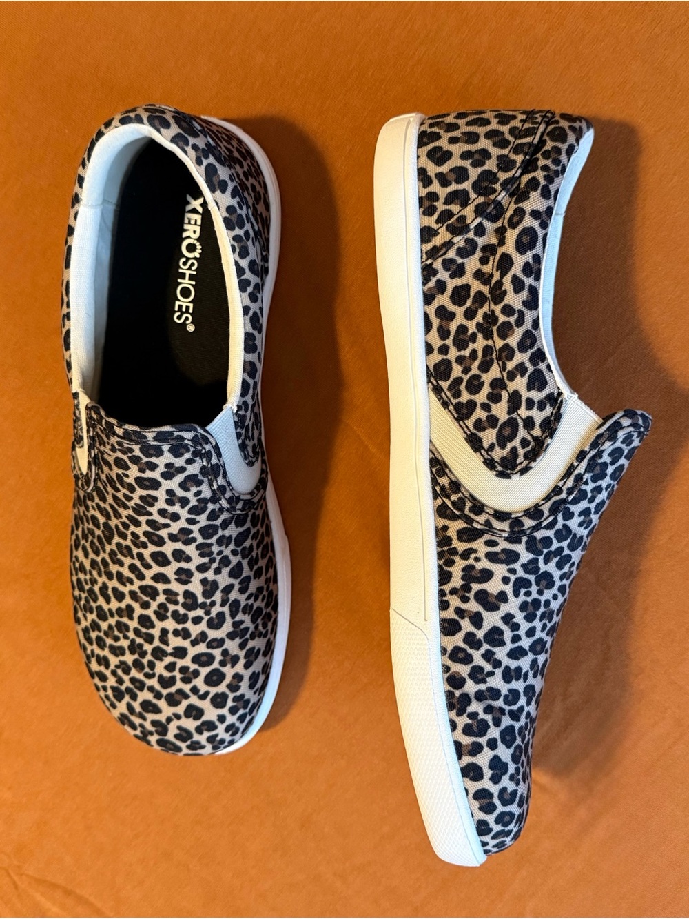 Xero Shoes Women's Leopard Slip-On Sneakers